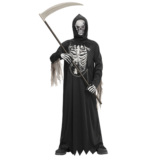 Disfraz de Parca de Halloween Infantil Esqueleto
