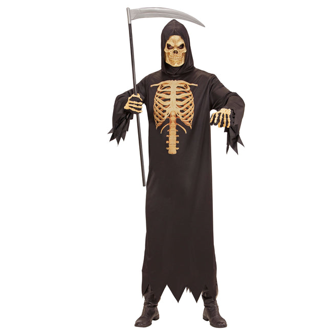 Disfraz de Halloween de Parca Esqueleto para Hombre