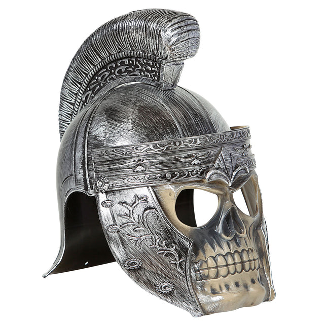 Casco Halloween Romano Con Calavera