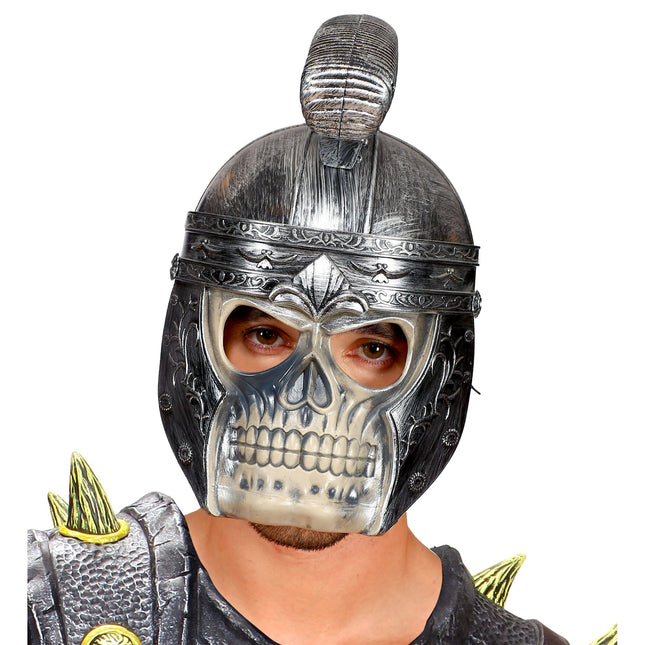 Casco Halloween Romano Con Calavera