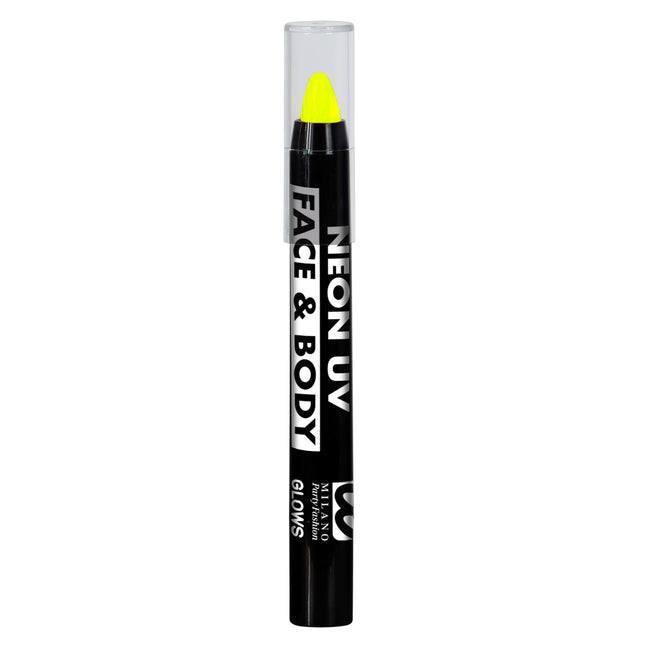 Lápiz Schmink Amarillo Neón Brilla en la Oscuridad 3,5ml