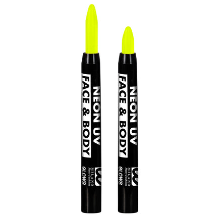 Lápiz Schmink Amarillo Neón Brilla en la Oscuridad 3,5ml