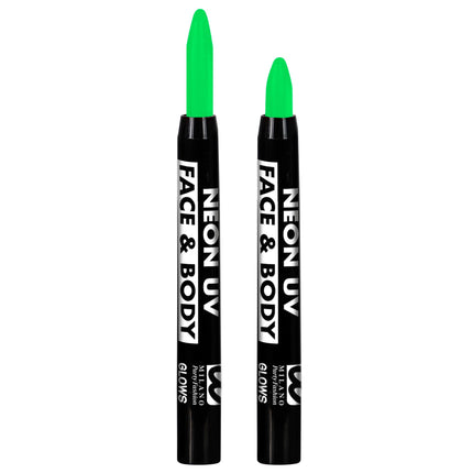Lápiz Schmink Verde Neón Brilla en la Oscuridad 3,5ml