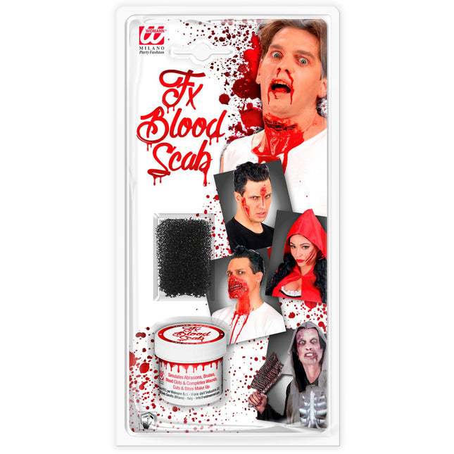 Set de maquillaje de Halloween Sangre 2 piezas