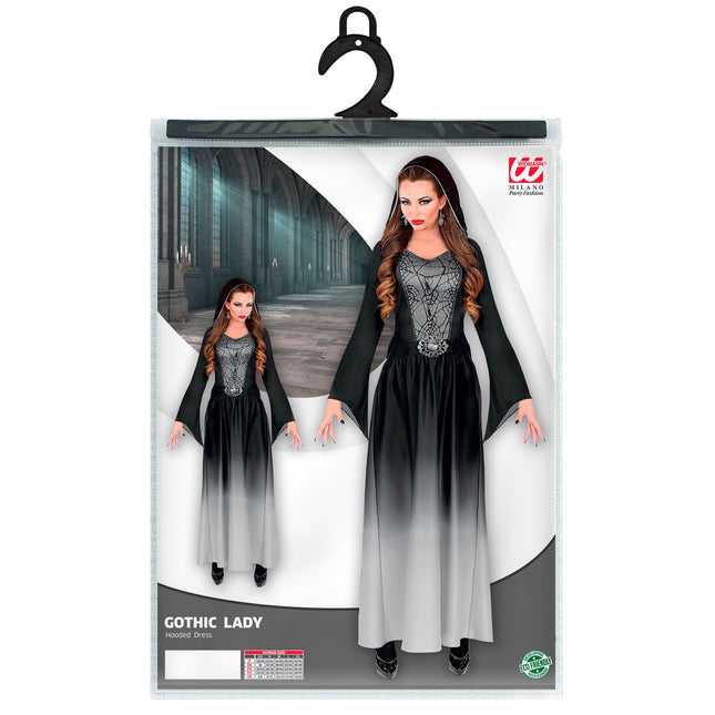 Disfraz Halloween Gris Damas Gótico