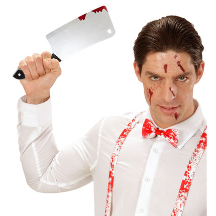 Cuchillo Sangre Falsa Halloween 30cm