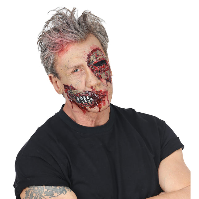 Máscara de Halloween Ojo de Zombie