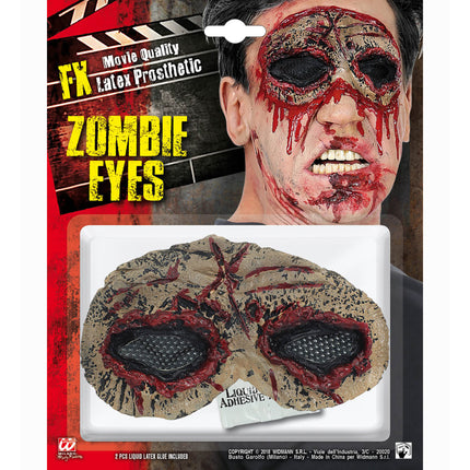 Máscara de Halloween Ojos de Zombie