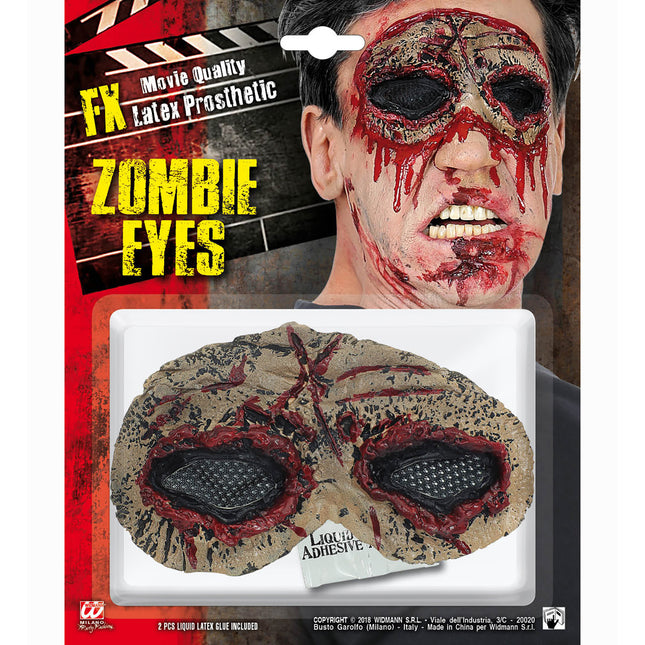 Máscara de Halloween Ojos de Zombie