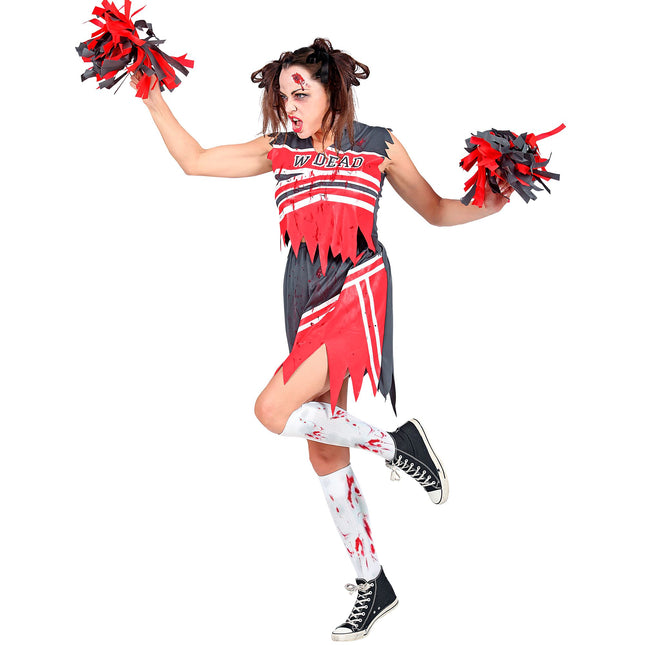 Vestido Halloween Damas Animadora Zombie