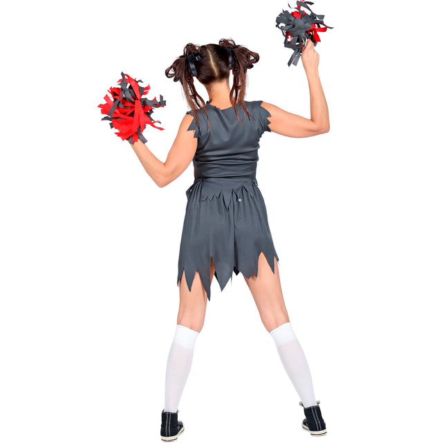 Vestido Halloween Damas Animadora Zombie