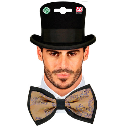 Estampado de lazo marrón