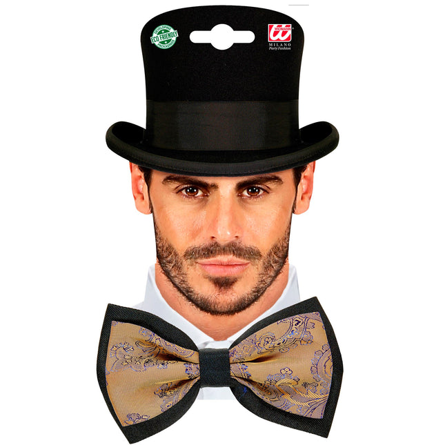 Estampado de lazo marrón