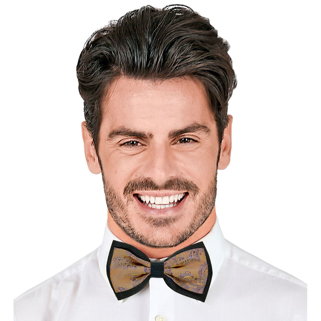 Estampado de lazo marrón
