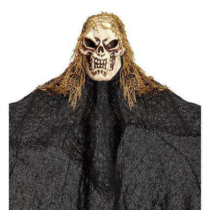 Muñeca Halloween Esqueleto Negro 50cm