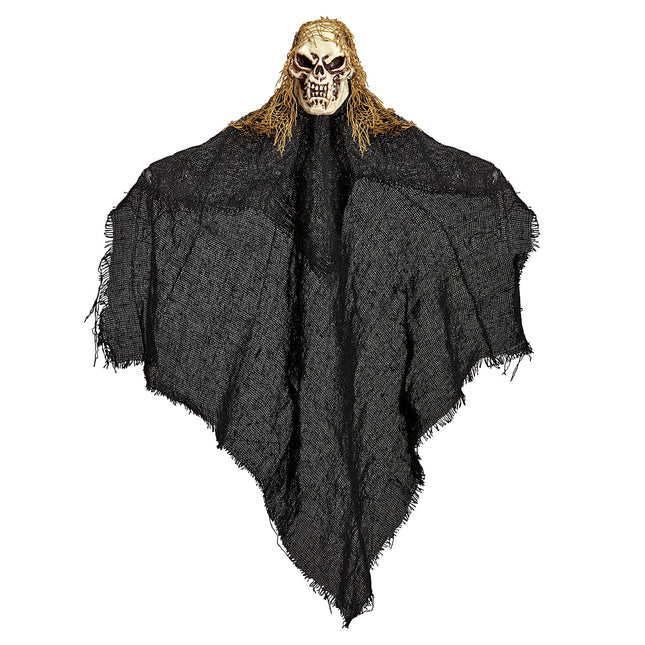 Muñeca Halloween Esqueleto Negro 50cm