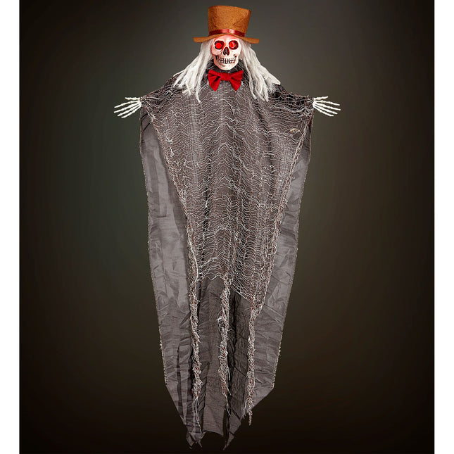 Muñeco Halloween Novio Con Luces 1,05m