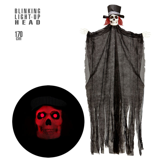 Muñeco de Halloween Esqueleto Novio 1,7m