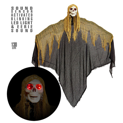 Maniquí de Halloween con Luz y Sonido 1,3m