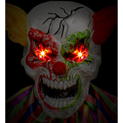 Muñeco Halloween Payaso Con Luz Y Sonido 2.4m