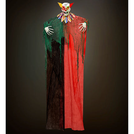 Muñeco Halloween Payaso Con Luz Y Sonido 2.4m