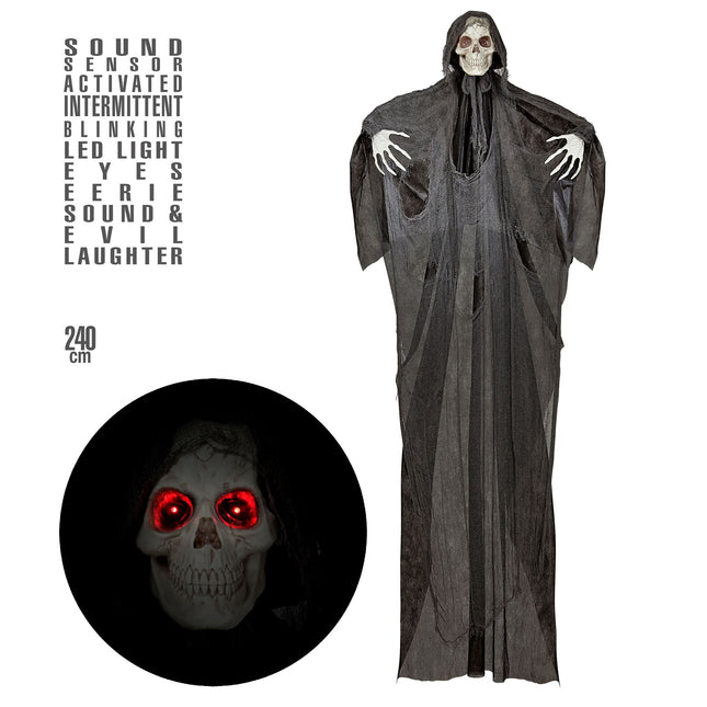 Maniquí de Halloween con Luz y Sonido 2,4m
