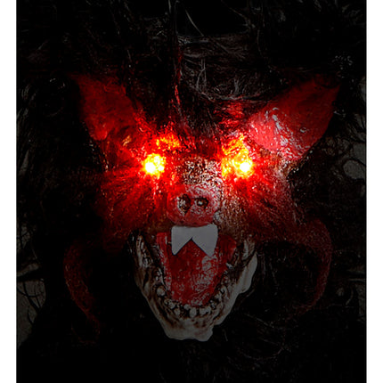Halloween Murciélago Falso Con Luz 89cm