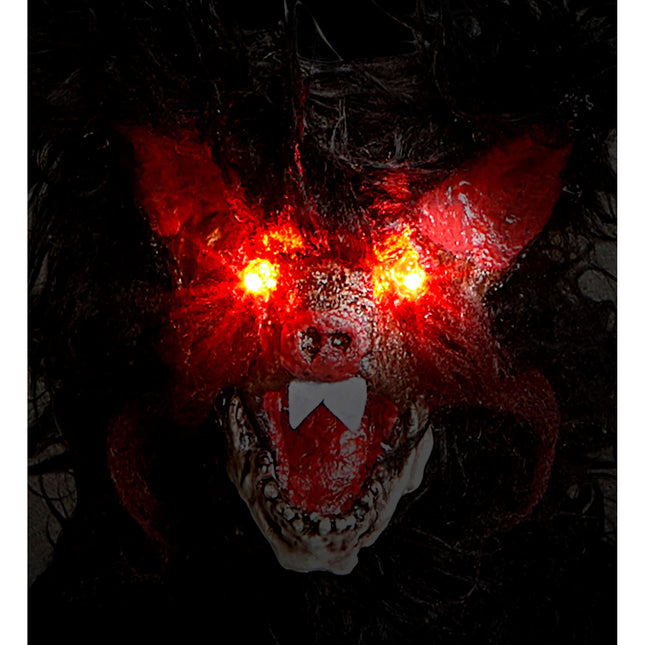 Halloween Murciélago Falso Con Luz 89cm