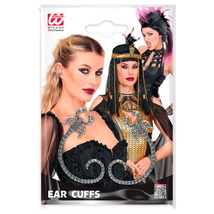 Pendientes de Halloween con forma de escorpión
