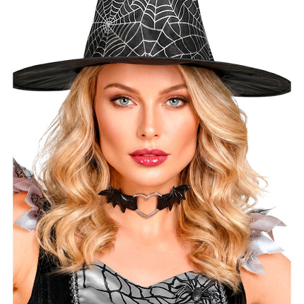 Gargantilla de Halloween con murciélagos