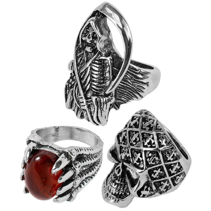 Juego de anillos de Halloween, 3 unidades