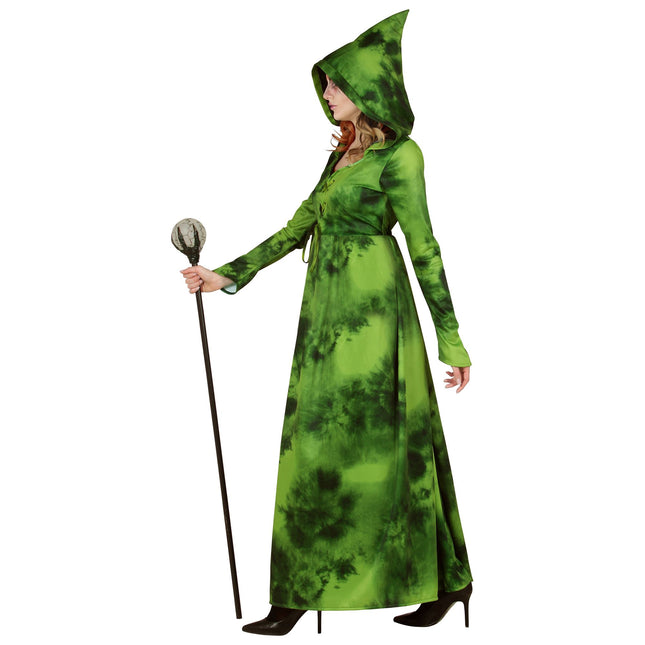 Vestido de Halloween Bruja del Bosque Verde