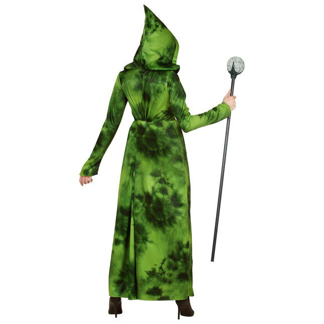 Vestido de Halloween Bruja del Bosque Verde