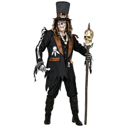 Disfraz de Halloween Vudú 3 piezas para hombre