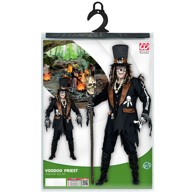 Disfraz de Halloween Vudú 3 piezas para hombre