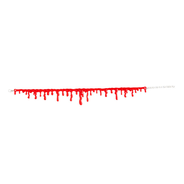 Collar de Halloween Gotas de Sangre