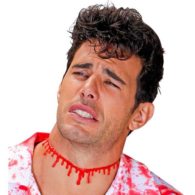 Collar de Halloween Gotas de Sangre