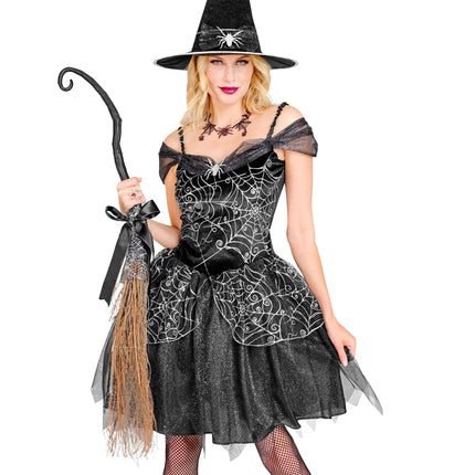Escoba de bruja de Halloween plegable 95 cm