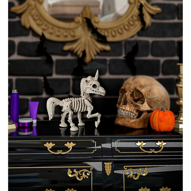 Halloween Esqueleto Unicornio 18cm