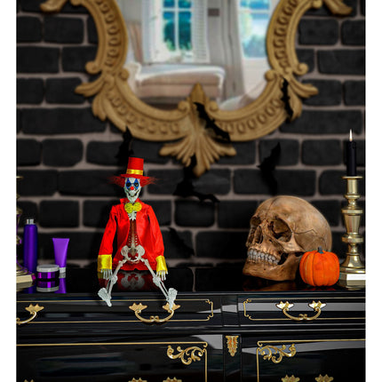 Halloween Esqueleto Payaso 40cm