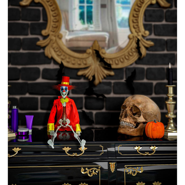 Halloween Esqueleto Payaso 40cm