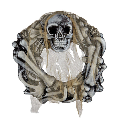 Corona de Halloween Huesos 50cm