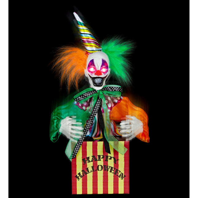 Muñeco Saltarín Payaso Con Sonido Y Luz 37cm