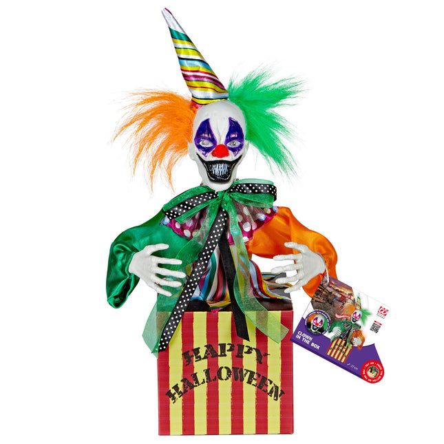 Muñeco Saltarín Payaso Con Sonido Y Luz 37cm