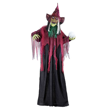Muñeca de Halloween Bruja con Luz 1,7m