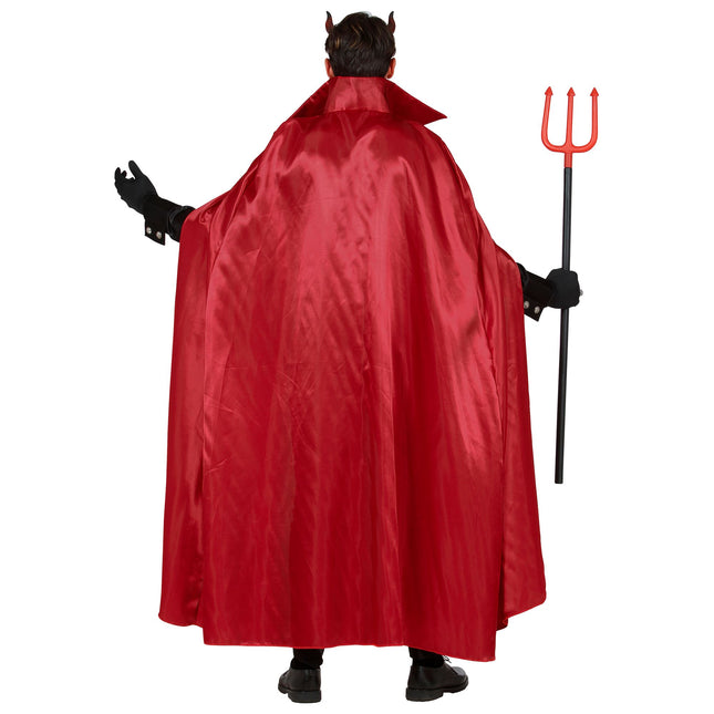 Disfraz de Halloween Negro Rojo Diablo para Hombre
