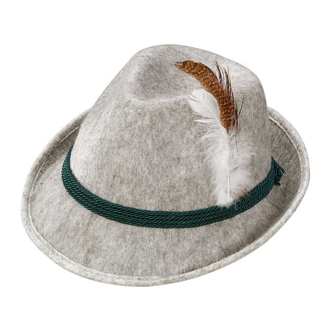 FEDORA BÁVARO NIÑO, CON PLUMA