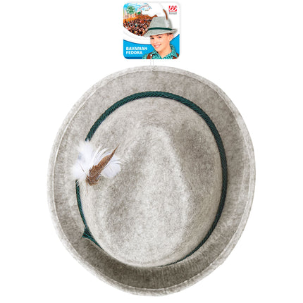 FEDORA BÁVARO NIÑO, CON PLUMA