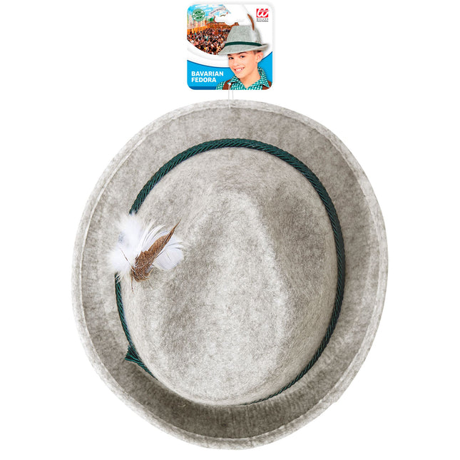 FEDORA BÁVARO NIÑO, CON PLUMA