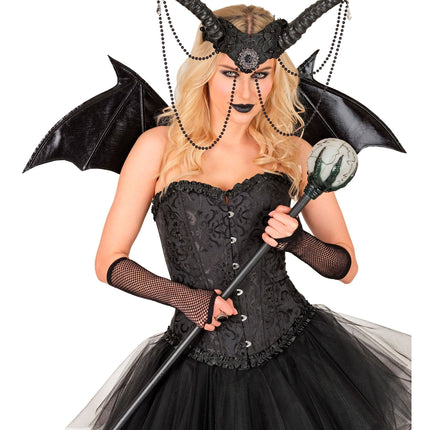 Alas de murciélago para Halloween, 84 cm